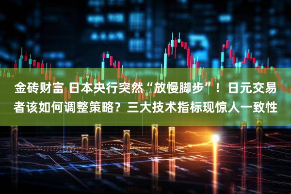金砖财富 日本央行突然“放慢脚步”！日元交易者该如何调整策略？三大技术指标现惊人一致性